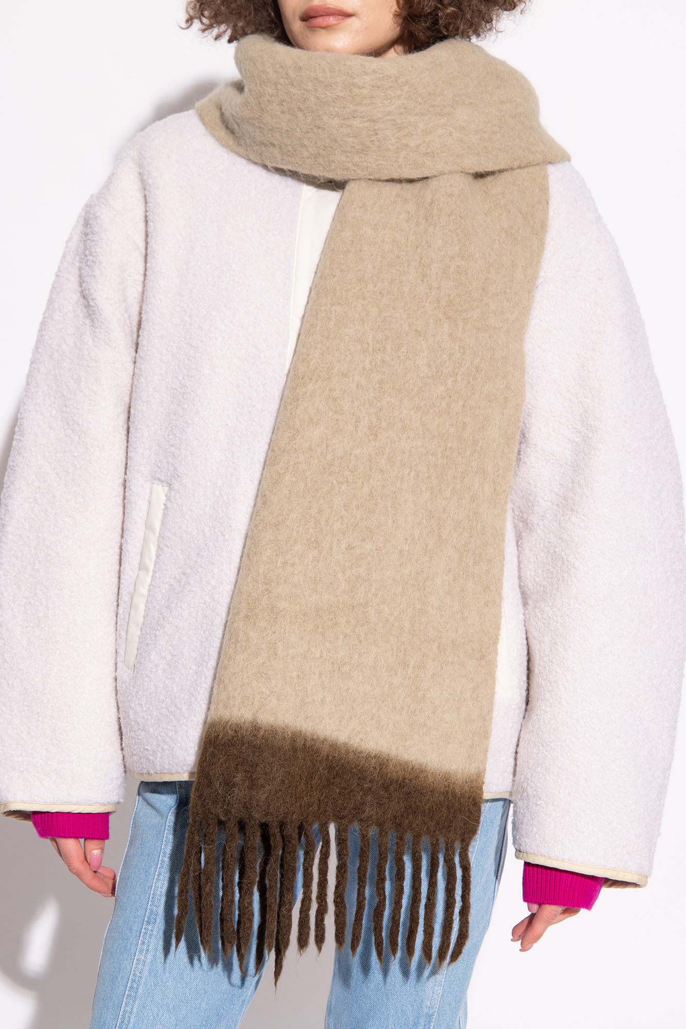 ISABEL MARANT｜ (FIRNY (EC002XHB A4C04J 01BK)) Accessories Isabel marant Firny Scarf Black 23HEC002XHB
